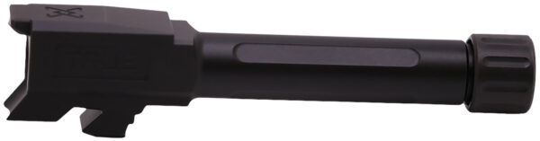 True Precision Inc TPG43BXTBL Glock  9mm Luger 3.90" Threaded Black Nitride Stainless Steel, Fits Glock 43/43X