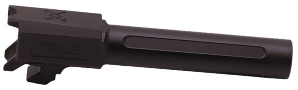 True Precision Inc TPSHCPBXBL Springfield  9mm Luger 3.70" Fluted Black Nitride Stainless Steel, Fits Springfield Hellcat Pro