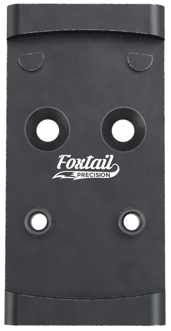 Foxtail Precision 100010 Adapter Plate  Black Anodized Aluminum, Compatible w/Glock MOS, Holosun 407K/507K/EPS Carry Pattern Footprint Mount