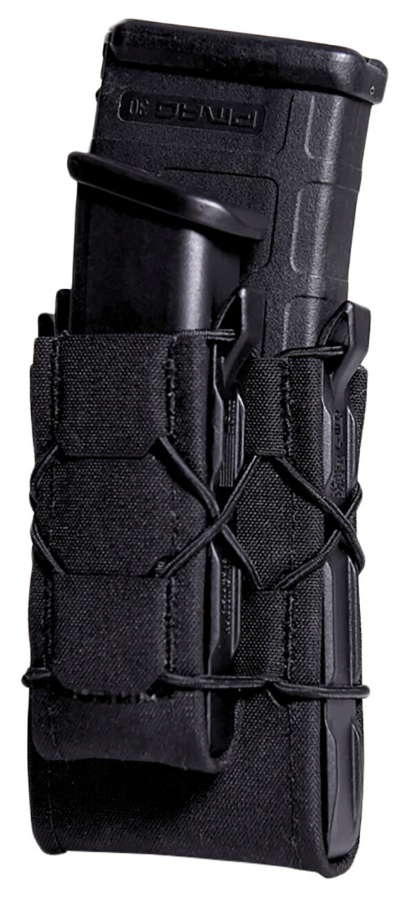 High Speed Gear 24DD00BK TACO Gen 2 Double Decker Black Nylon Laminate MOLLE Mount Pistol/Rifle