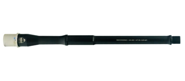 Faxon Firearms 15B338A8P125NGQ5RNP3 Gunner 338 ARC 12.50" Black Nitride 416-R Stainless Barrel Fits AR-15