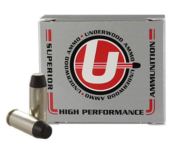 Underwood Ammo 242   10mmAuto 220gr Hard Cast Flat Nose 20 Per Box/10 Case