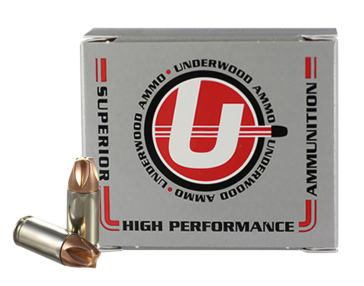 Underwood Ammo 9mm Luger 90gr SOLID MONOLITHIC Nickel-Plated Brass – 20rd