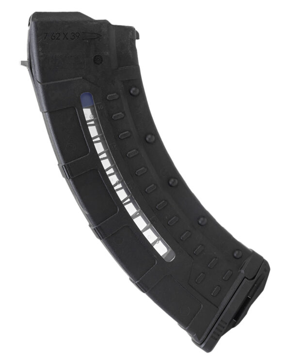 Leapers RBTAKM30   30rd Windowed 7.62x39mm Black Polymer/Steel