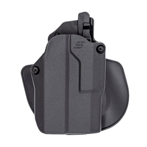 Safariland SOLIS1835A0C3411 Solis ALS  OWB Black Compatible w/ Glock 17 Belt Slide/Paddle Mount Right Hand