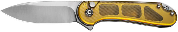 Civivi Knives C18062P-7 Elementum II  EDC 2.96" Folding Drop Point Plain Satin Nitro-V Steel Blade, Ultem Handle