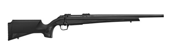 CZ-USA 07418 600+ Alpha 30-06 Springfield 5+1 20" Black Nitride Threaded Barrel, Black Nitride Aluminum Receiver w/Weaver Rail, Black Soft Touch Fixed Polymer Stock