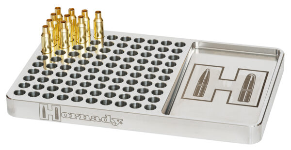 Hornady 480044  Reloading Block Red Aluminum Capacity 100rd Rifle Firearm