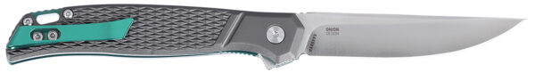 CRKT K440XXP SCAR  EDC 3.30" Folding Plain Satin D2 Steel Blade, Gray Textured Aluminum Handle