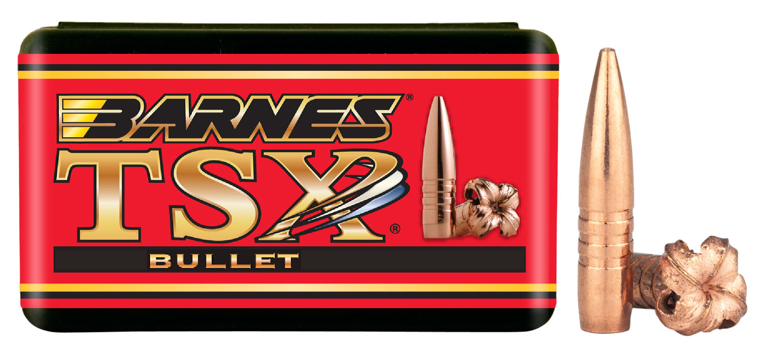 Barnes Bullets 30345 TSX 30Cal 130gr Boat Tail 50/Box