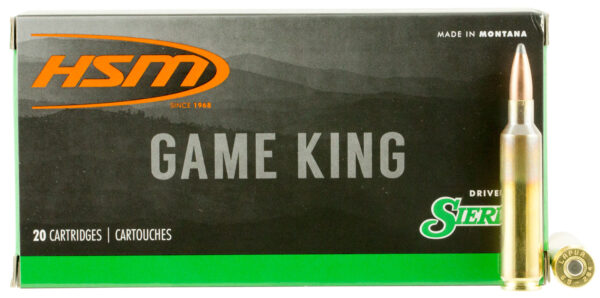 HSM 65X2843N Game King  6.5x284 Norma 140 gr Sierra GameKing Spitzer Boat Tail 20 Per Box/ 20 Case
