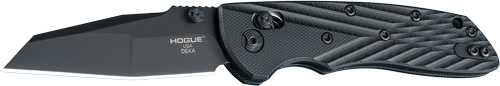 HOGUE DEKA 3.25" ABLE LCK FLDR - WHARNCLIFFE G-10 FRME BLACK
