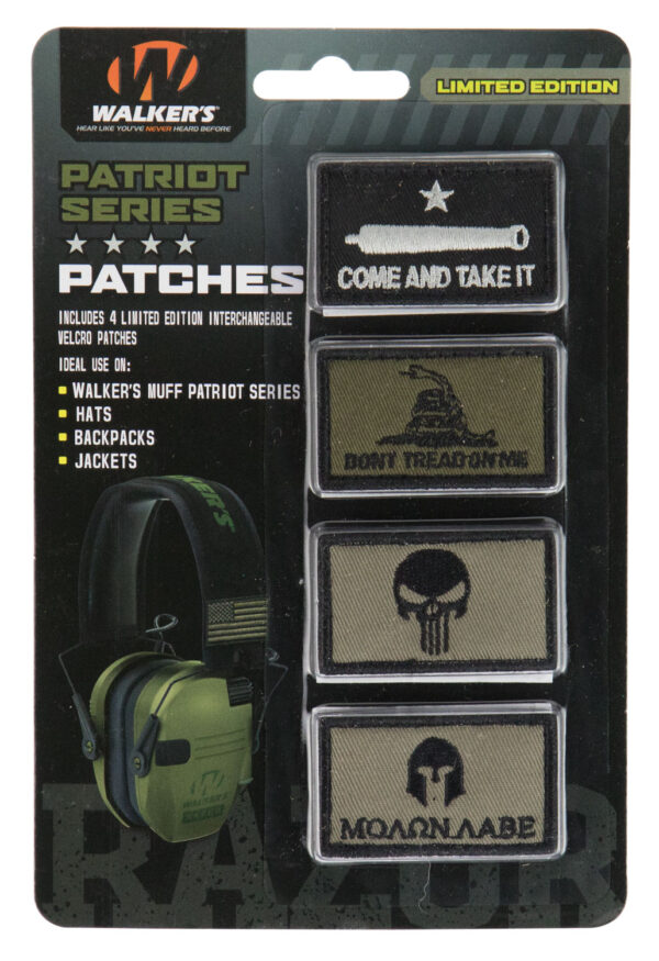 Walkers GXPPATKIT Patriot Muff Patch Kit Come & Take It Version Velcro