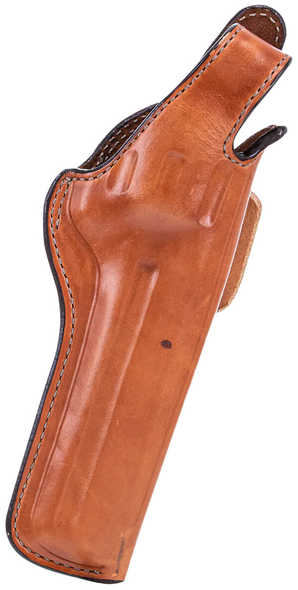 Bianchi 10309 5BHL Thumbsnap  OWB Size 08 Tan Leather Belt Loop Fits S&W N Frame/Colt Anaconda 4" Barrel Right Hand