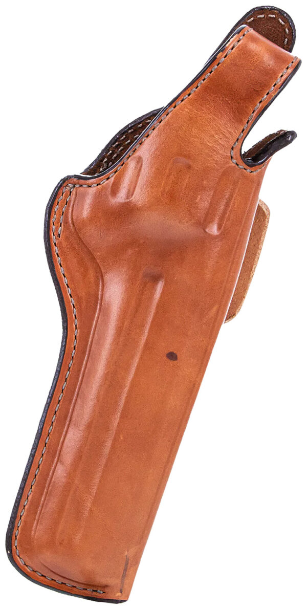 Bianchi 10323 5BHL Thumbsnap  OWB Size 11 Tan Leather Belt Loop Fits S&W N Frame/Colt Anaconda 6-6.5" Barrel Right Hand
