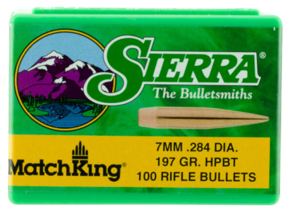 Sierra 1997 MatchKing  7mm 197gr Hollow Point Boat Tail 100/Box