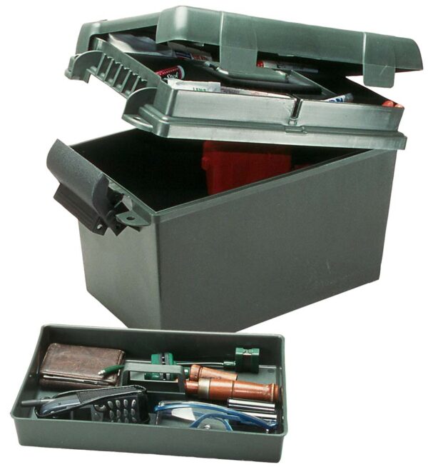 MTM Case-Gard SPUD111 Sportsmen's Plus Utility Dry Box Forest Green Polypropylene