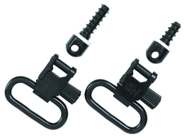 Uncle Mike's 13113 Super Swivel  Quick Detach 115 RGS Tri-Lock Blued 1.25" Loop for Rifles w/Wood Forend