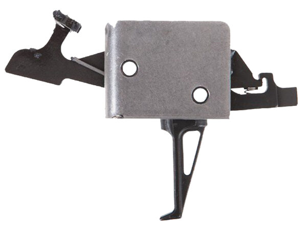 CMC Triggers 91504 Drop-In  Two-Stage Flat Trigger w/ 1-3 lbs Draw Weight & Black/Silver Finish
