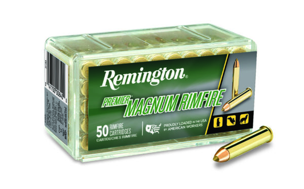 Remington Ammunition 21184 Premier Magnum Rimfire 22WMR 33gr AccuTip V 50 Per Box/40 Case