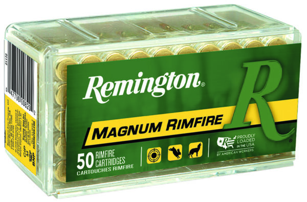 Remington Ammunition 21170 Magnum Rimfire 22WMR 40gr Jacketed Hollow Point 50 Per Box/40 Case