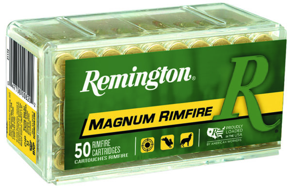 Remington Ammunition 21172 Magnum Rimfire  22WMR 40gr Pointed Soft Point 50 Per Box/40 Case