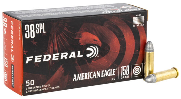 Federal AE38B American Eagle Handgun 38Special 158gr Lead Round Nose 50 Per Box/20 Case