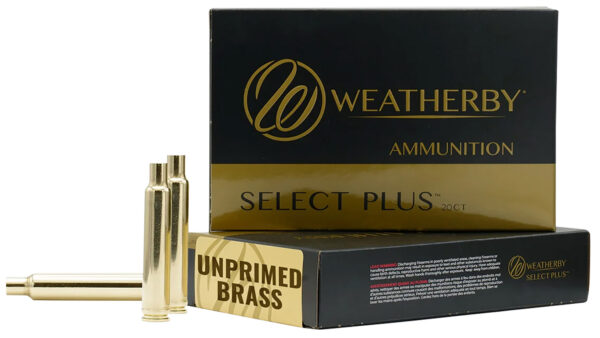 Weatherby BRASS270 Unprimed Cases  270WthbyMag Rifle Brass 20/Box