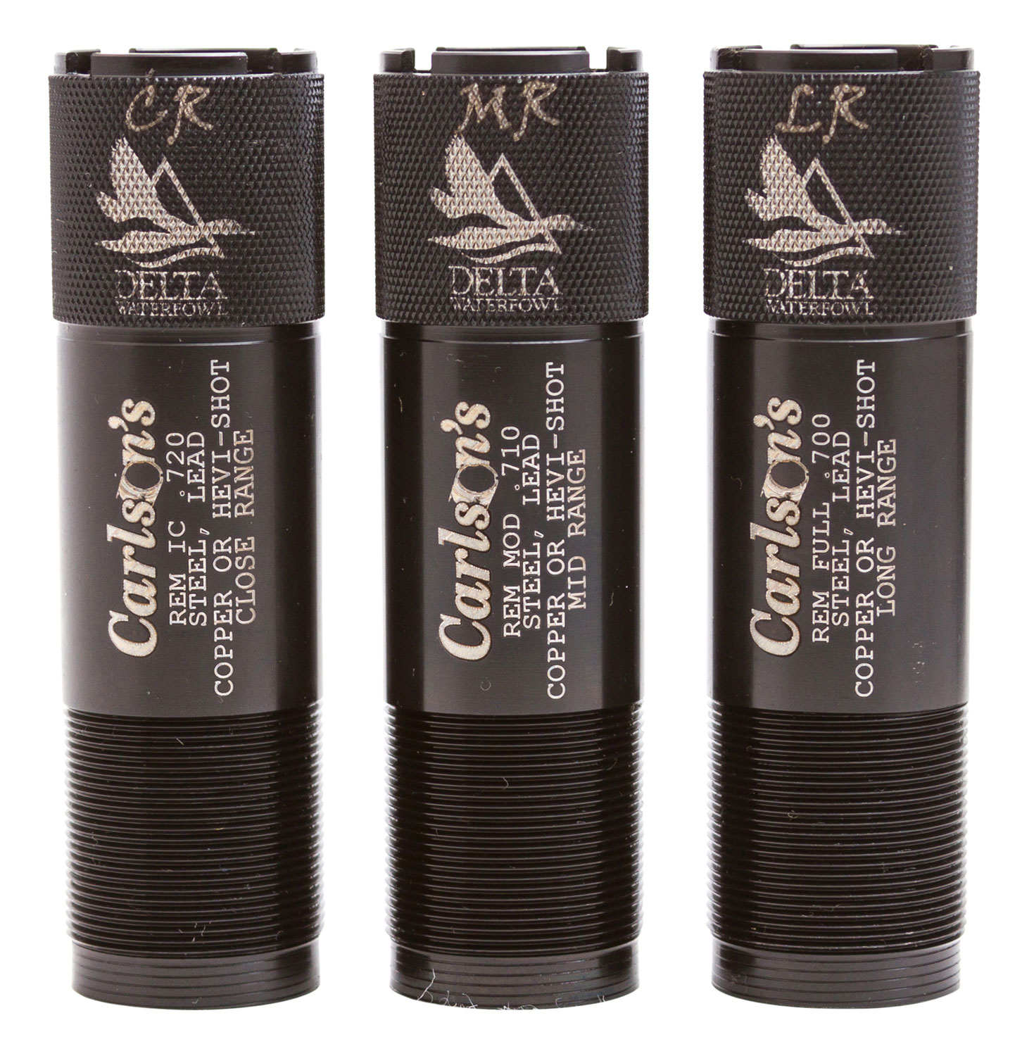 Carlson's Choke Tubes 07269 Delta Waterfowl Remington Rem Choke 12 Gauge Mid/Long/Close Range 17-4 Stainless Steel