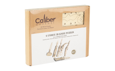 CBG CALIBER WOOD KNIVES PUZ 6 PCS