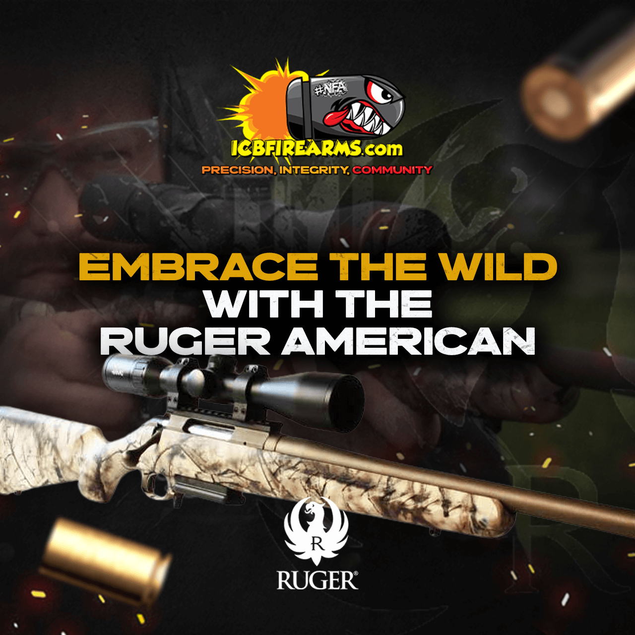 Embrace the Wild with the Ruger American 308Win Go Wild
