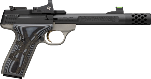 BROWNING BUCK MARK PLUS 22LR - 5.9" W/CT RED DOT THREADED