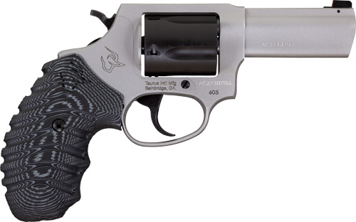 TAURUS 605 357MAG 3" NIGHT - SIGHT 5-SHOT OXIDE VZ GRIP