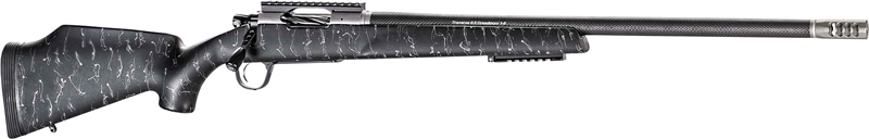 CHRISTENSEN TRAVERSE 7MM PRC - 26" THREADED CF SS/BLACK-GRAY