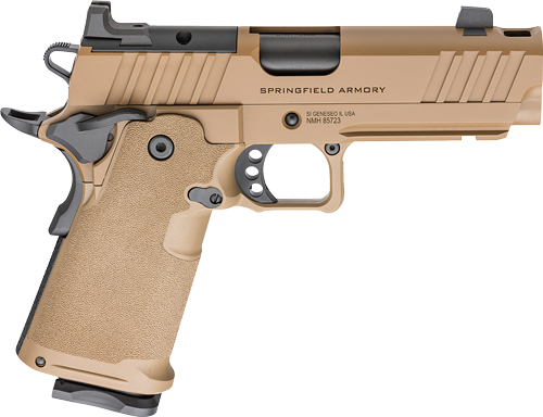 SPRINGFIELD 1911 DS PRODIGY - COMP 9MM 4.25" COY BRN 10RD