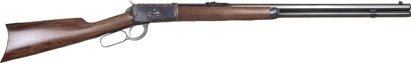 CIMARRON 1892 45LC 24" OCT. - CASE COLORED/BLUED WALNUT
