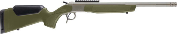CVA SCOUT TD V3 450BM 22" - STAINLESS/OD GREEN SYNTHETIC<