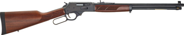 HENRY H9 STEEL SIDE GATE 30-30 - 20" BLUED WALNUT