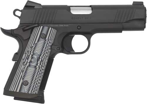 COLT COMBAT UNIT 9MM 4.25" 8RD - ANODIZE BLACK GRAY GRIPS