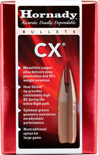 HORNADY BULLETS 22CAL .224 - 50GR CX 50CT