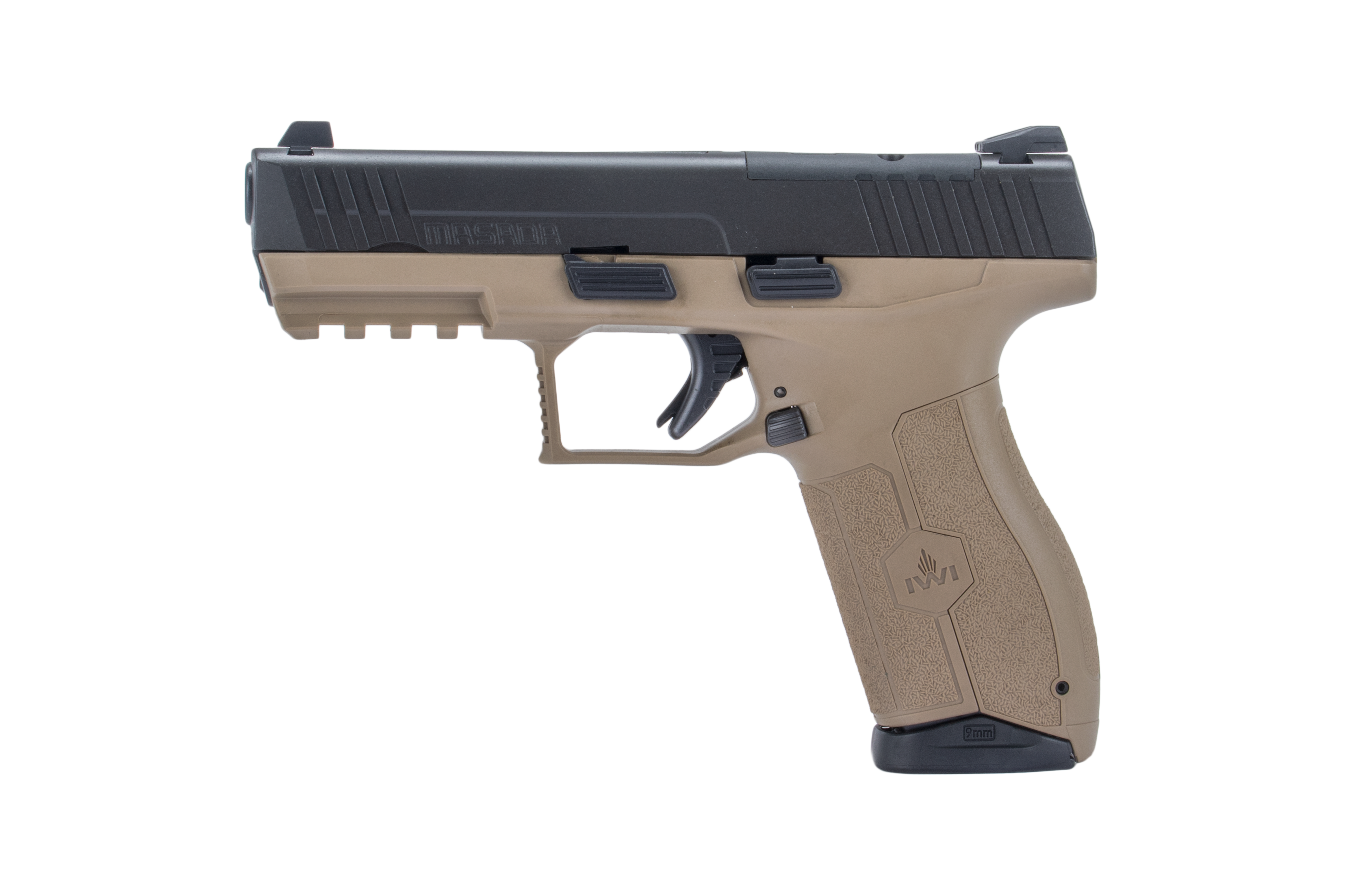 IWI MASADA LE 9mm Optics-Ready Pistol with FDE Frame - IWI - Israel Weapon Industries