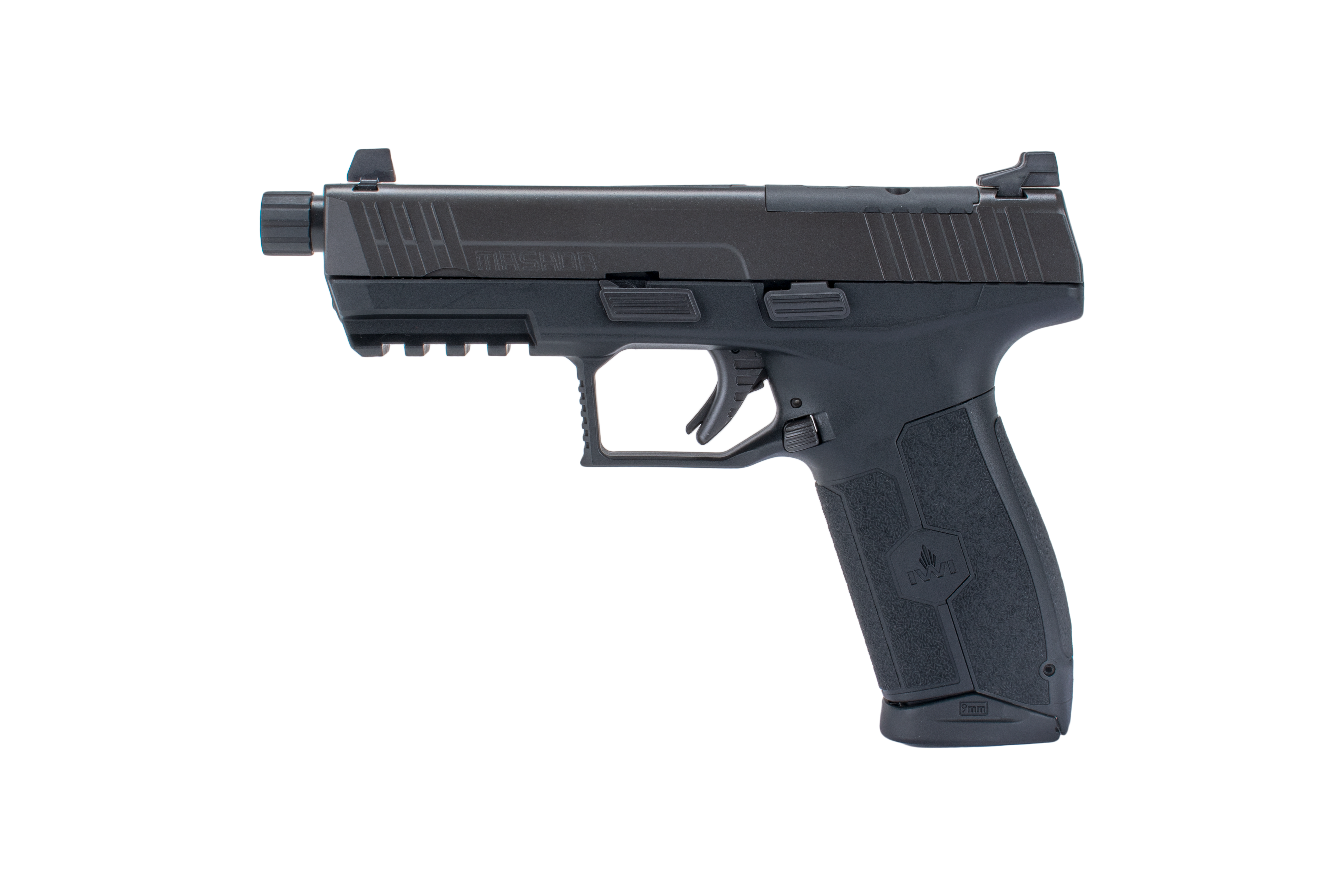 IWI Masada Tactical LE 9mm Pistol, Optics Ready, 4.6” Threaded Barrel - IWI - Israel Weapon Industries
