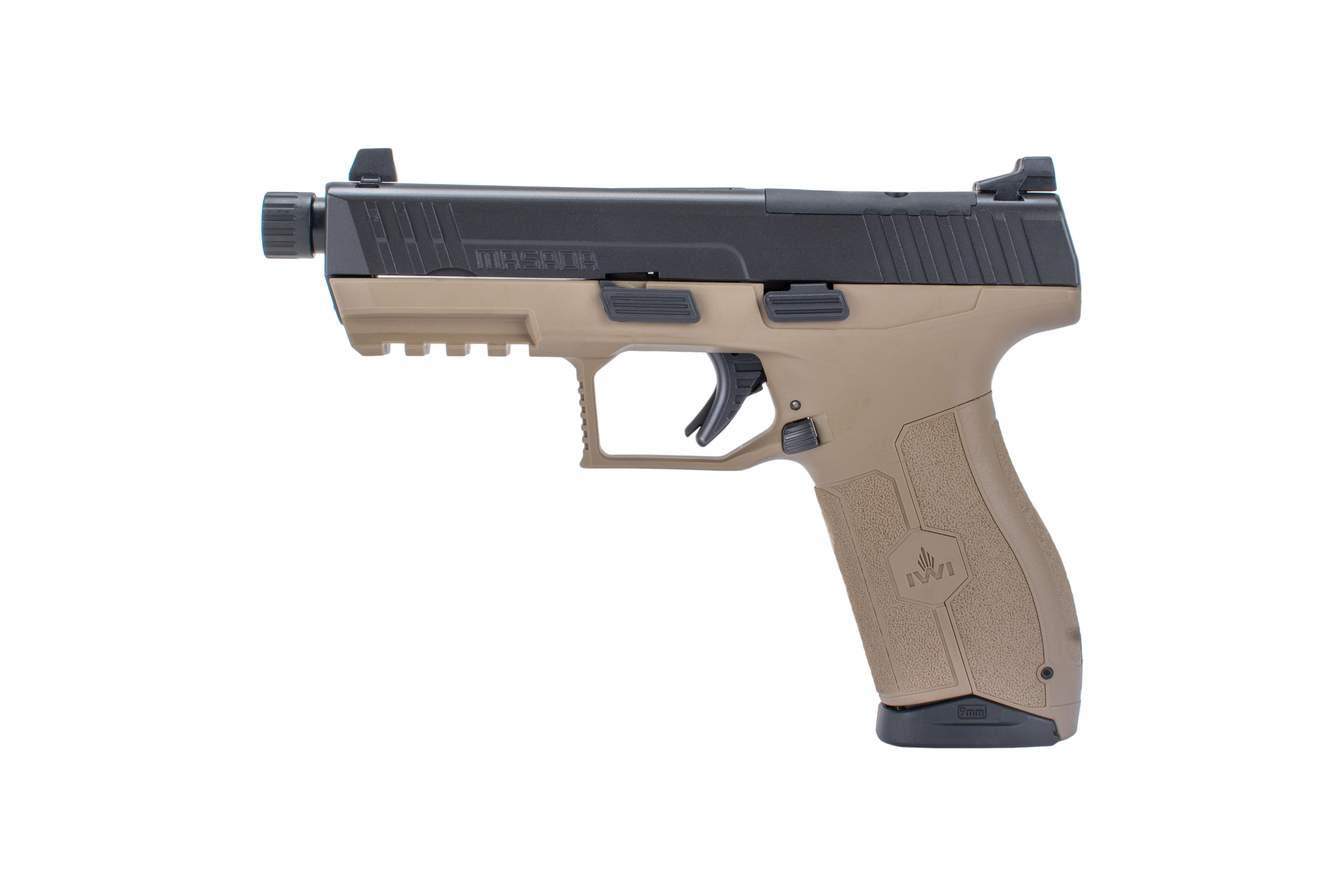 IWI MASADA Tactical LE 9mm Optics-Ready Pistol - IWI - Israel Weapon Industries