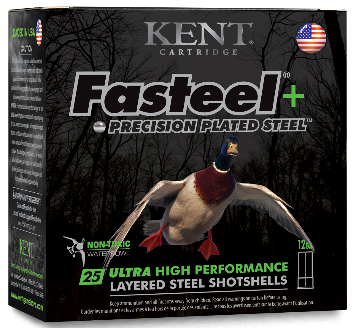 KENT FASTEEL PLUS 12GA 3.5 1.5OZ 2&4 25/10