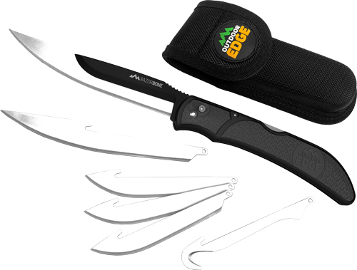 OUTDOOR EDGE RAZOR BONE 6-BLD - COMBO SET GRAY BLISTER PACK