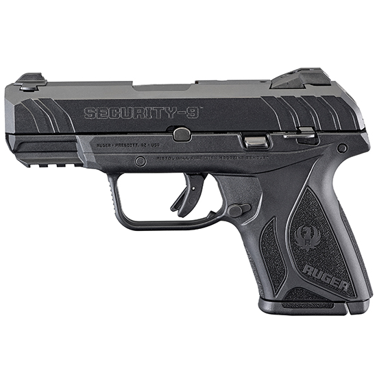 RUG SECURITY 9 9MM 3.42 COMPACT BLUED BLK 10RD