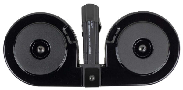 RWB DRUM AR-15 5.56 BLK WITH BLACK COVER 100RD