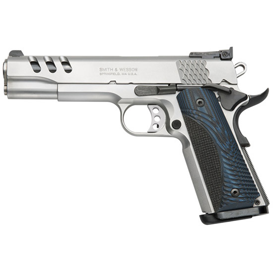 SW PC 1911 45ACP 5 SS AS G10 CUSTOM WOOD 8RD