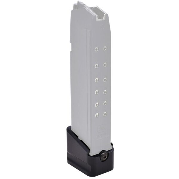 WARNE GLOCK 19/23 MAG EXT +5/+4 BLK