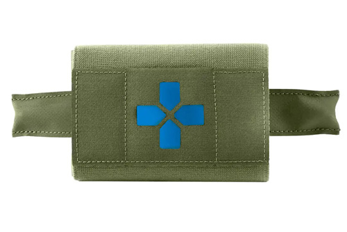 THE MICRO TRAUMA KIT NOW! COMPLETE KITS - BELT MOUNT, ADVANCED SUPPLIES, RANGER GREEN